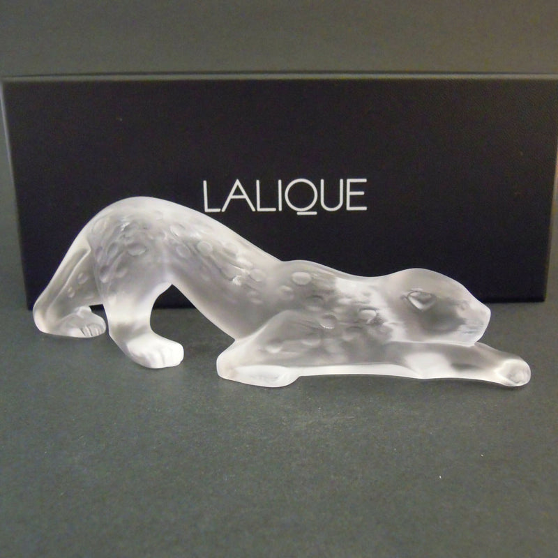 New Lalique: Small "Zeila Panther" sculpture