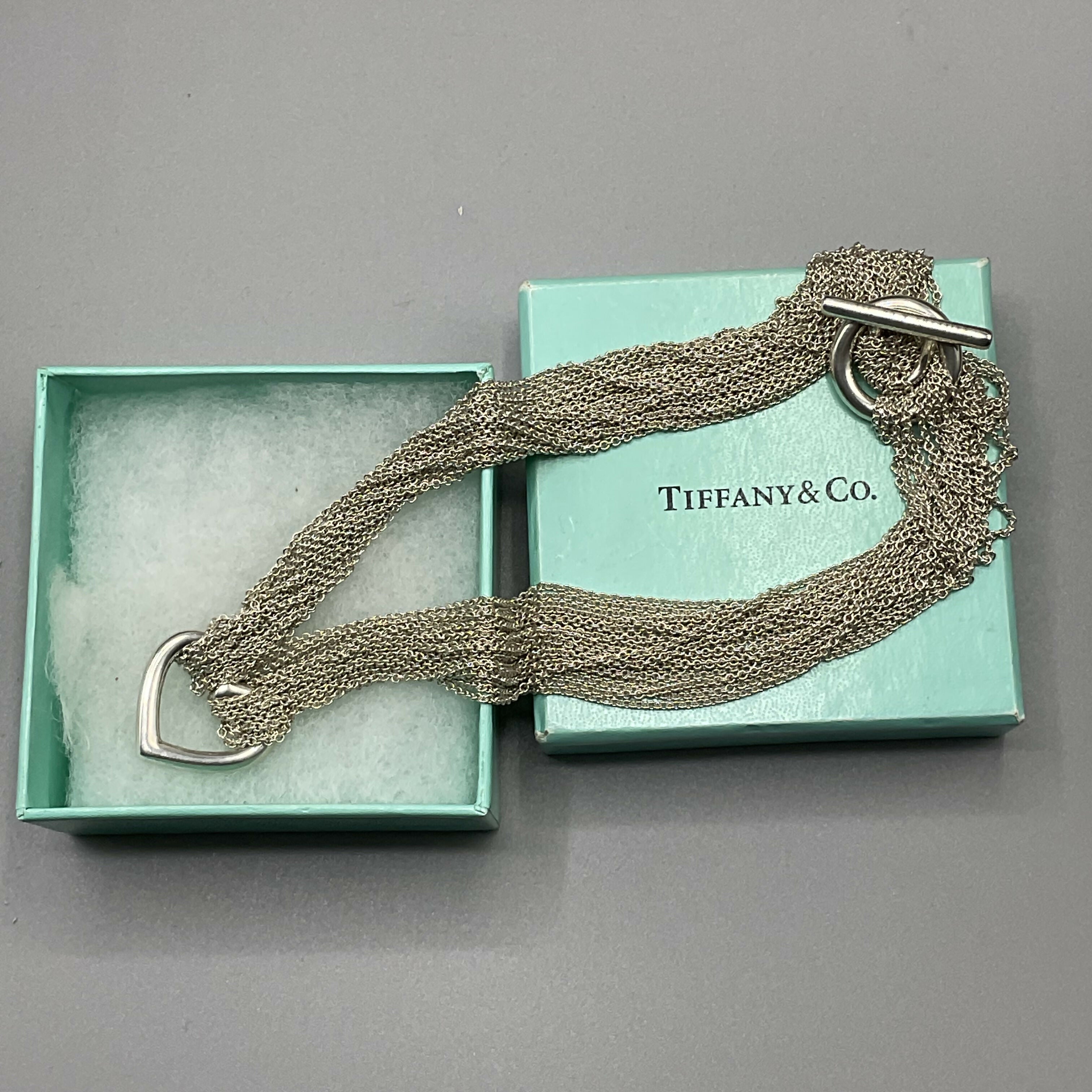 Tiffany & Co. Silver multistrand necklace