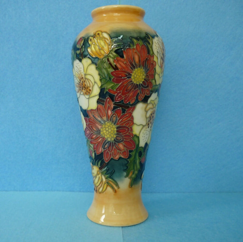 A Large Moorcroft Vase (Ht 8.1 inch) in the Victoriana Design by Emma Bossons.