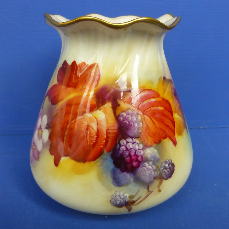 Royal Worcester Fruit Vase signed by Kitty Blake C1926