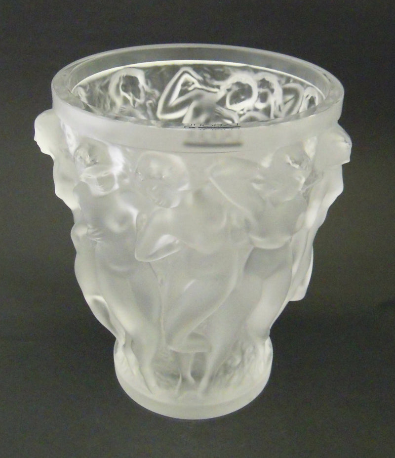 New Lalique: "Bacchantes" vase - numbered vintage edition