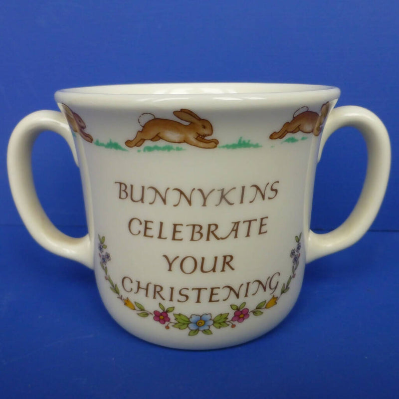 Royal Doulton Bunnykins Two Handled Christening Beaker