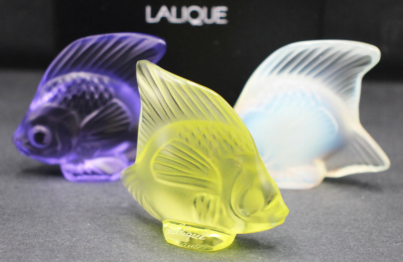 New Lalique: Anise fish seal/sculpture