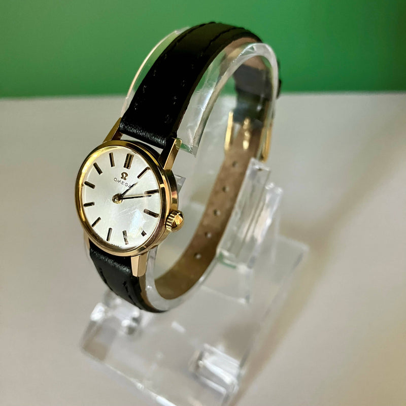 Vintage Ladies Gold Plated Omega Watch | Manual Wind
