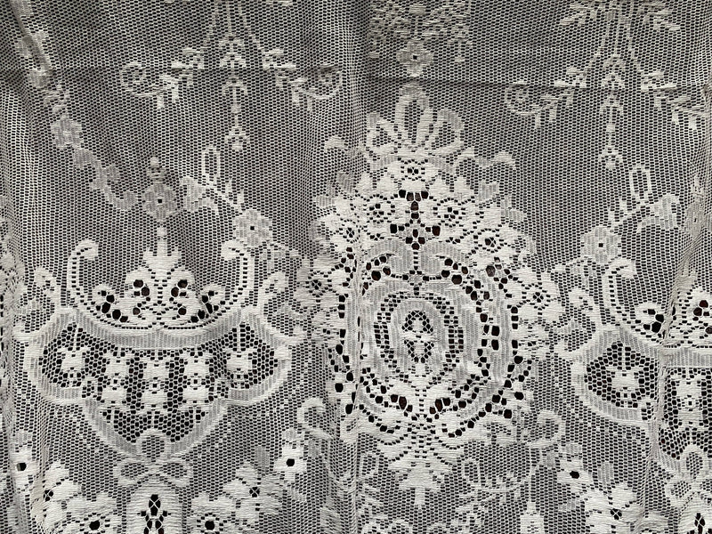 Leah - Victorian Style Cotton Lace Curtain Panel 150/160cms
