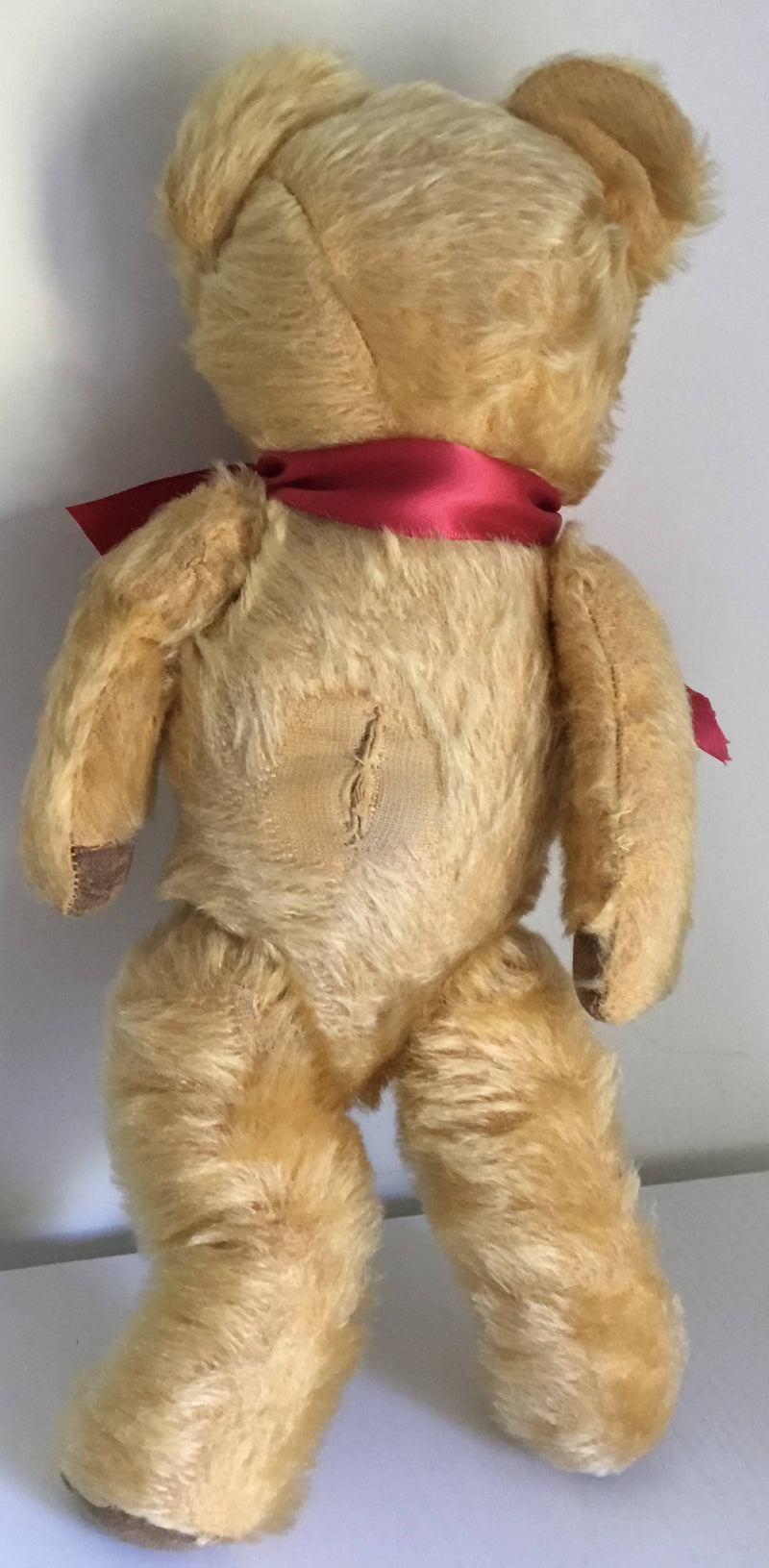 Vintage English Teddy Bear. Possibly Chiltern. 15”