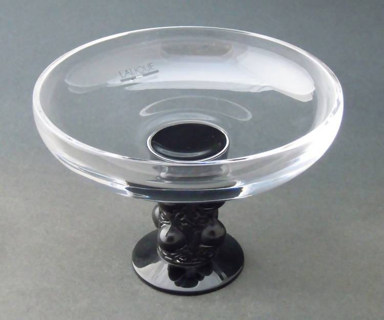 Lalique pedestal bowl "Thorns"