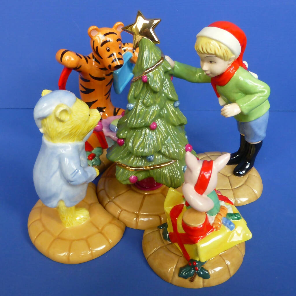 Royal Doulton Winnie The Pooh Christmas Collection Set