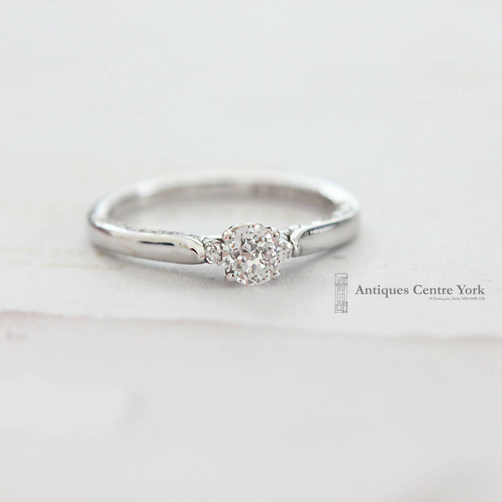 The Forever Diamond 18ct White Gold Solitaire Ring 0.30ct The Forever Diamond 18ct White Gold Solitaire Ring 0.30ct