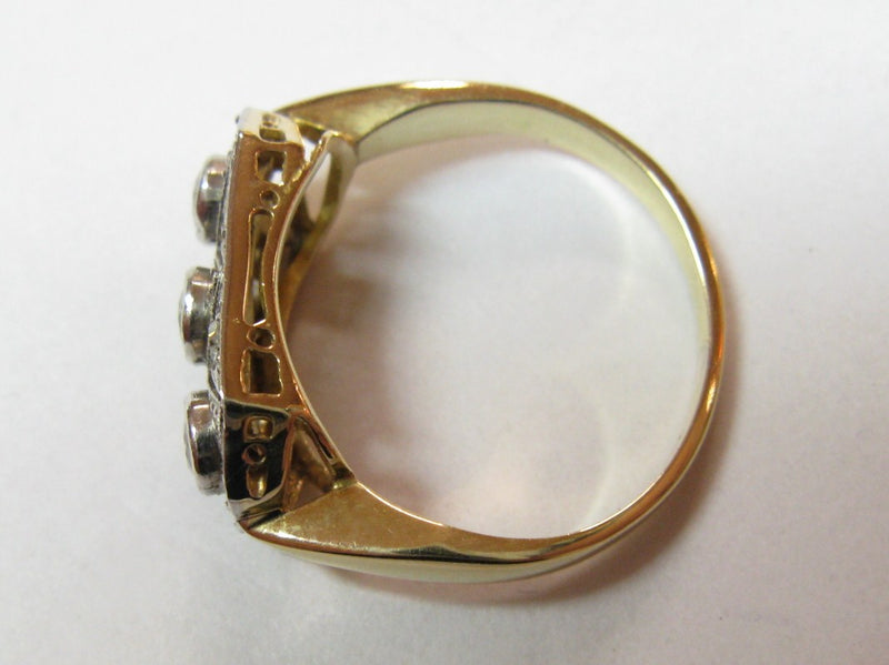 Art Deco Gold & Diamond Ring