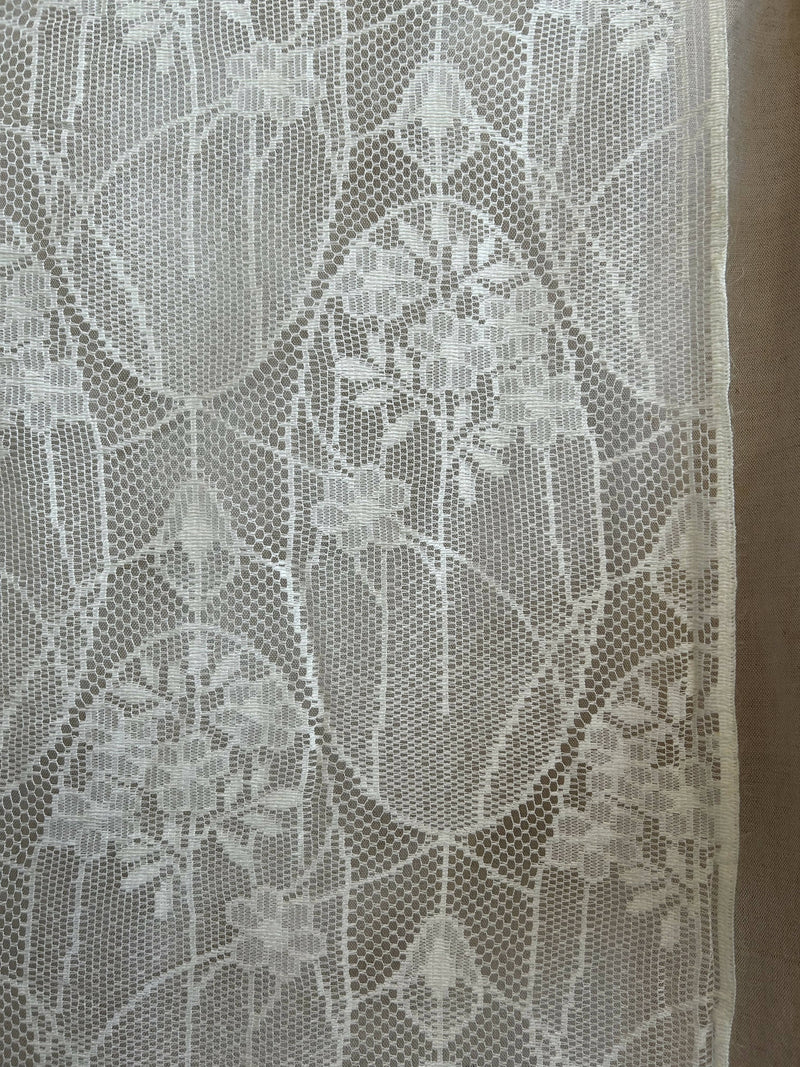 Florence 29” white cotton lace available off the roll per metre