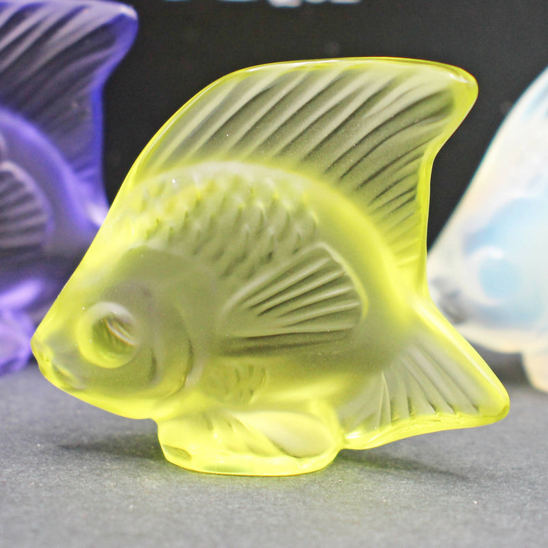 New Lalique: Anise fish seal/sculpture