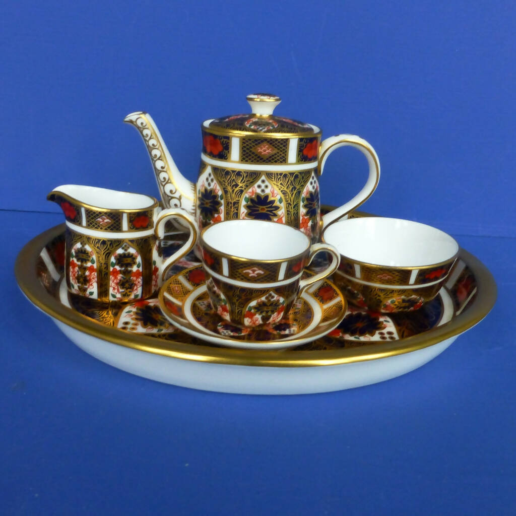 Royal crown derby outlet tea set