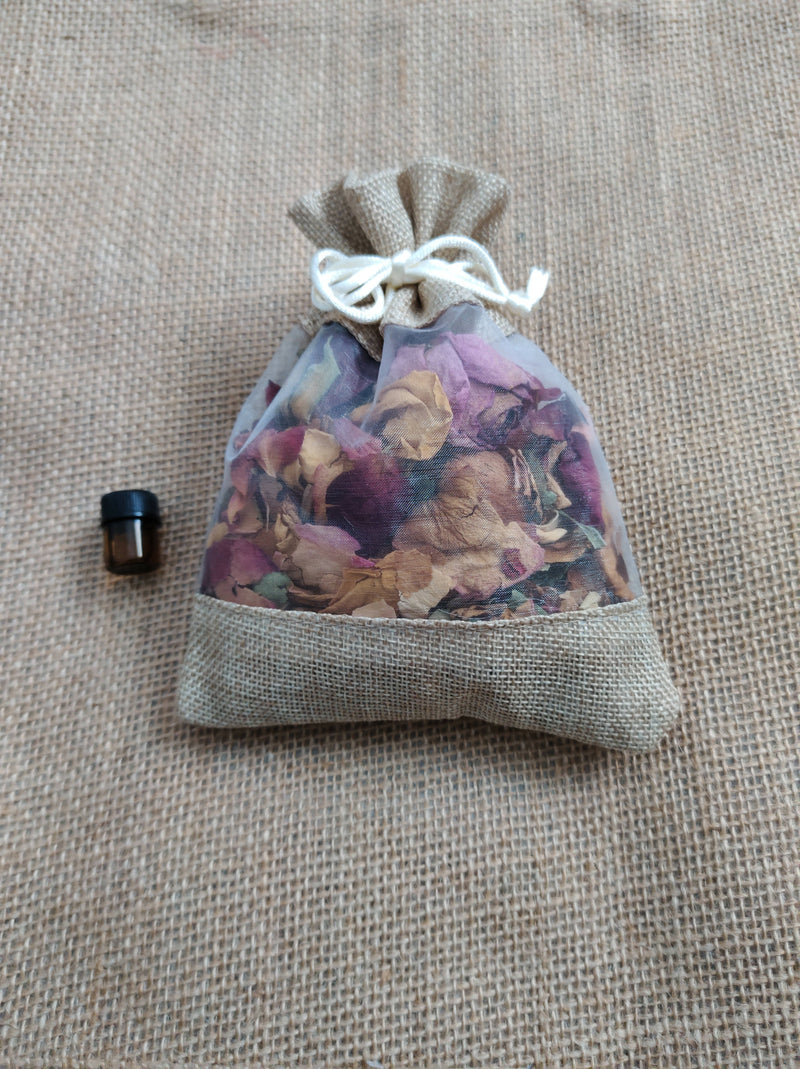 Natural Rose Pot Pourri Bags