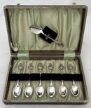 North Western Railway Volunteer Rifles, British Indian Army, Silver Spoons. 3.9 troy ounces.
