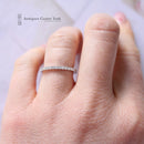 18ct White Gold Diamond Half Eternity Ring 0.35ct