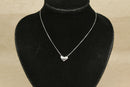 Silver Heart Pendant & Chain