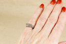 Vintage Silver Russian Wedding Ring by Kit Heath
