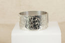 Outstanding Vintage Sterling Silver Hinged Cuff Bangle – Bracealon Ltd, Birmingham 1976