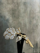 Vintage Nolan Miller Statement Rhinestone Pave Brooch