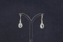Silver & Blue Topaz Dropper Earrings
