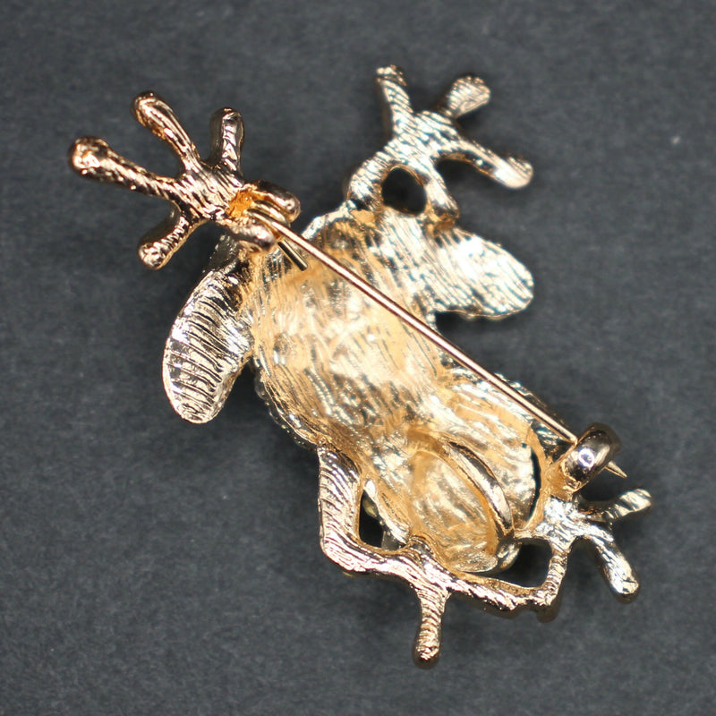 Frog brooch