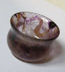 Vintage Miniature Bluejohn Bowl/Unusual Design/Blue John