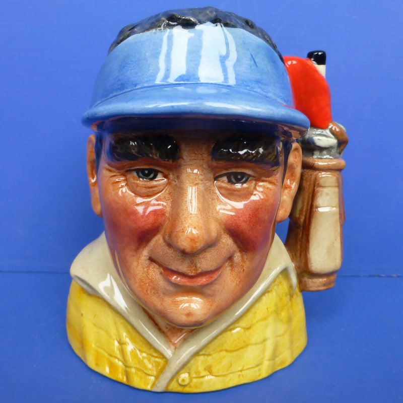 Royal Doulton Small Character Jug - Golfer D7064