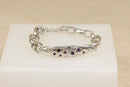 Silver Multi Gem Bracelet by Dower & Hall