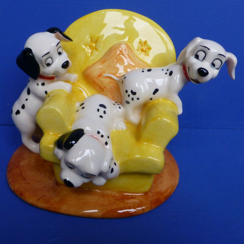 Royal Doulton 101 Dalmations - Pups In The Chair DM11 (Boxed)