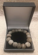 A Mammoth Bone Restrung Beaded Bracelet.