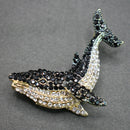 Whale brooch