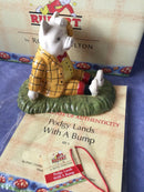 Royal Doulton Rupert The Bear figurine Royal Doulton Podgy Lands with a bump RB9