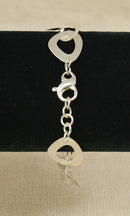 Silver Designer Link Bracelet