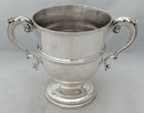 Victorian Silver Cup & Cover. London 1900 Edward Barnard & Sons Ltd. 33.4 troy ounces.