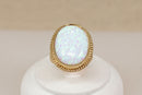 Stunning Large 9ct Gold Oval Opal Ring – Sheffield 2011