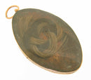 Georgian Navel Interest Gold Mourning Pendant
