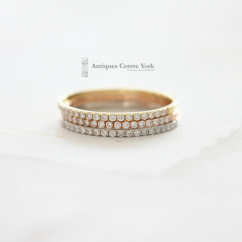 18ct Gold & Diamond Wedding Band/Eternity Ring