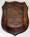 The Death of Vice-Admiral Horatio Viscount Nelson Centenary Plaque, Made with Copper from HMS Victory.