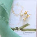 18ct Gold Diamond Earrings 0.43ct