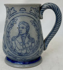 Vice Admiral Viscount Nelson Centenary Stoneware Portrait Mug, circa 1905.