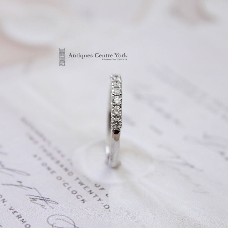 18ct White Gold Diamond Half Eternity 0.30ct