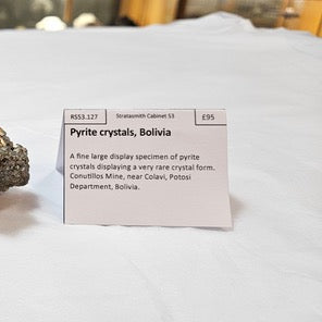 Pyrite Crystals, Bolivia