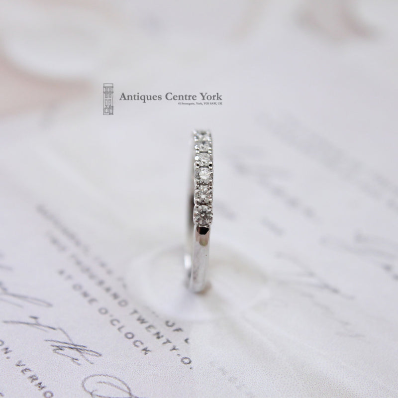 18ct White Gold Diamond Half Eternity 0.30ct