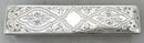 Victorian Silver and Cut Glass Dressing Table Box. Sheffield 1870 James Dixon. 1.8 troy ounces.