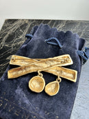 Vintage Givenchy Brooch with Pouch