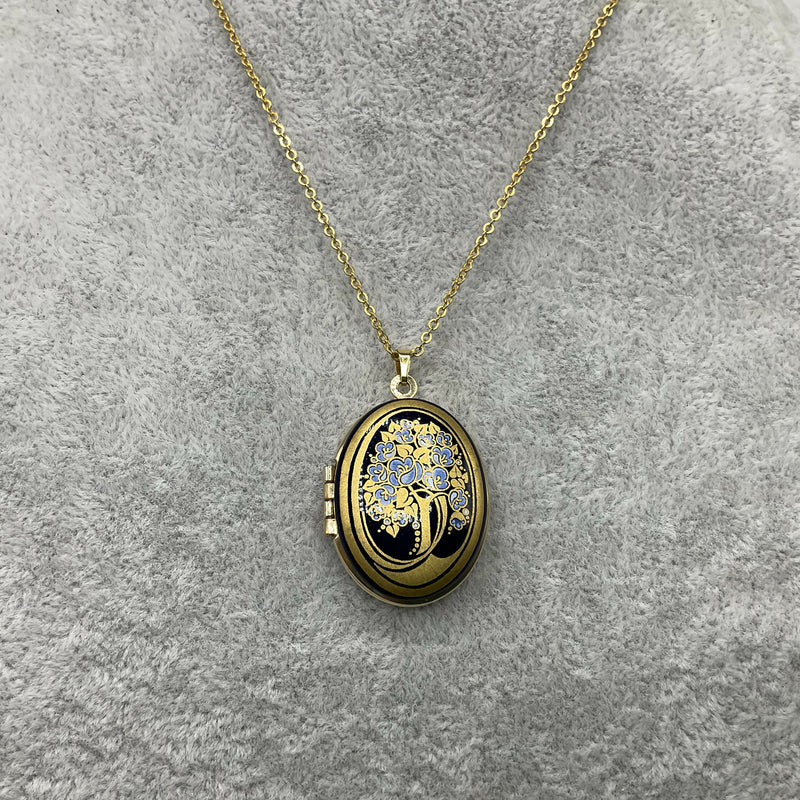 Michaela Frey enamel locket