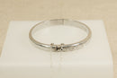 Vintage Silver Hinged Bangle