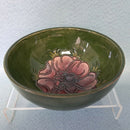 A Moorcroft Footed Bowl in the Anemone Design