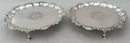 George II Pair of Silver Waiters. London 1745, James Morison. 17 troy ounces.